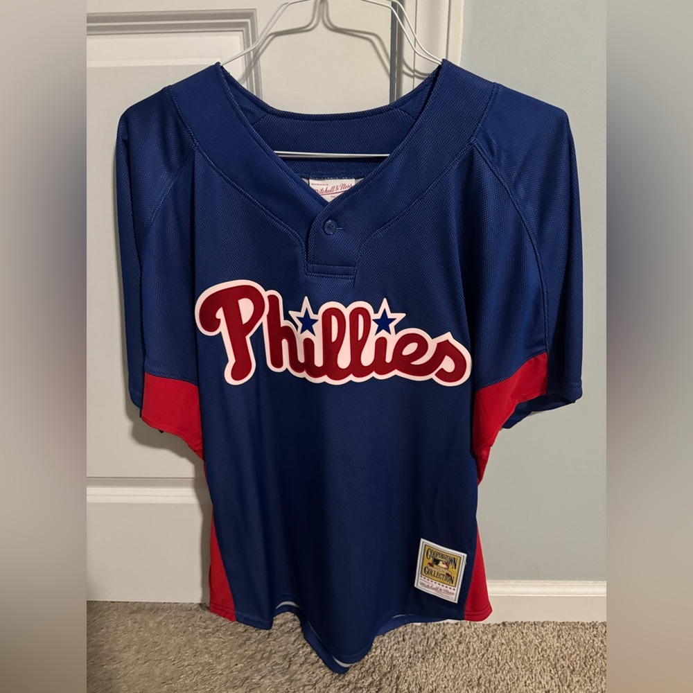 Mitchell & Ness Roy Halladay Philadelphia Phillies BP Jersey